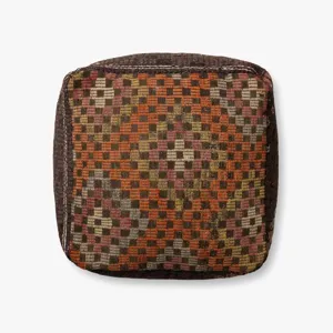 Loloi X One-Of-A-Kinds 18\"w X 18\"d X 18\"h Pouf Pouf