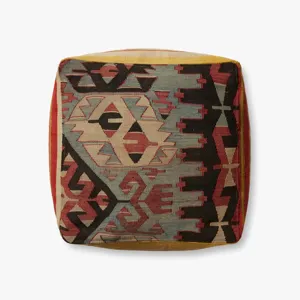 Loloi X One-Of-A-Kinds 18\"w X 18\"d X 18\"h Pouf Pouf