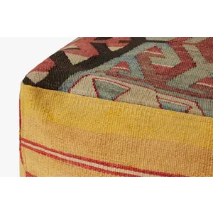 Loloi X One-Of-A-Kinds 18\"w X 18\"d X 18\"h Pouf Pouf