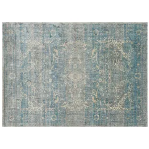 AF-10 LT. BLUE / MIST (7'10" X 7'10" Round)