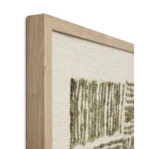 Amber Lewis x Loloi Idlywild Green 3\'-4\" x 5\'-0\" Wall Art