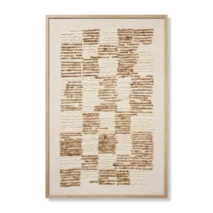 Amber Lewis x Loloi Los Alamos Brown 3\'-4\" x 5\'-0\" Wall Art