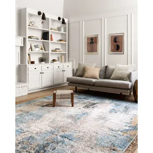 Alchemy Denim / Ivory Rug (6' 7" X 9' 2")