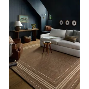 Chris Loves Julia x Loloi Alfie Bark / Natural 3\'-6\" x 5\'-6\" Rug