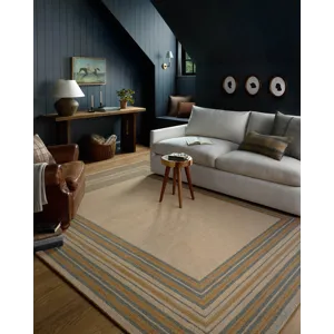 Chris Loves Julia x Loloi Alfie Natural / Multi 9\'-3\" x 13\' Rug