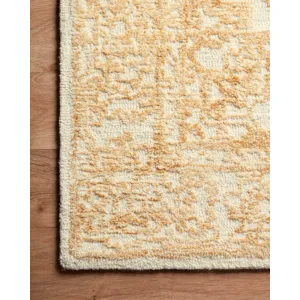 Annie White / Gold Rug (5' 0" X 7' 6")
