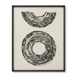 Loloi Chorus Black 2'-9" x 3'-5" Wall Art