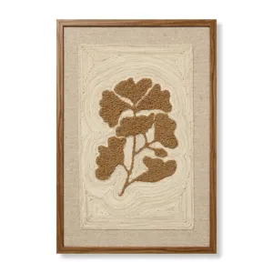 Loloi Clover & Clay Brown 2\'-2\" x 3\'-2\" Wall Art