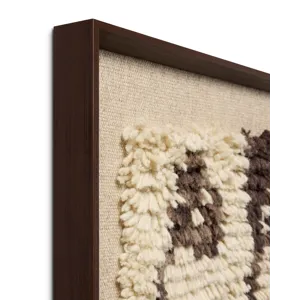 Loloi Eucalyptus Embrace Dark Brown 2\'-2\" x 4\'-2\" Wall Art