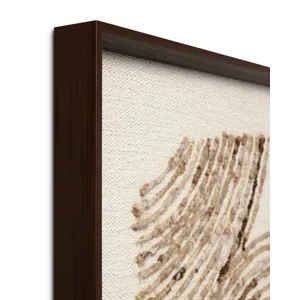 Loloi Flange Dark Brown 2\'-9\" x 2\'-9\" Wall Art