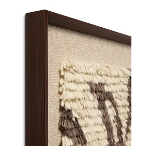 Loloi Nature\'s Unfurling Dark Brown 2\'-2\" x 4\'-2\" Wall Art