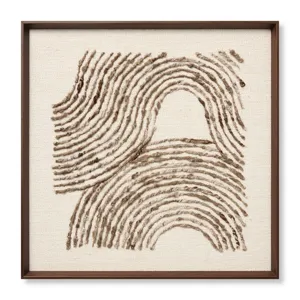 Loloi Phase Dark Brown 2\'-9\" x 2\'-9\" Wall Art