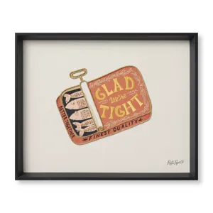 Rifle Paper Co. x Loloi Sardines Orange / Ivory 1'-9" x 1'-5" Wall Art