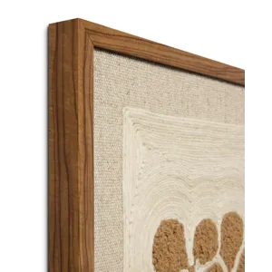 Loloi Sprig & Soil Brown 2\'-2\" x 3\'-2\" Wall Art