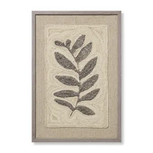 Loloi Stem & Stone Grey 2\'-2\" x 3\'-2\" Wall Art