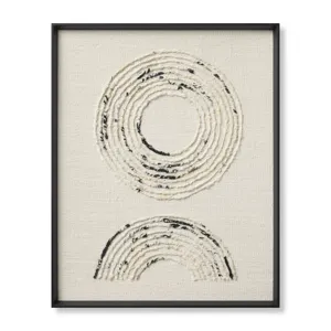 Loloi Verse Ivory / White 2'-9" x 3'-5" Wall Art
