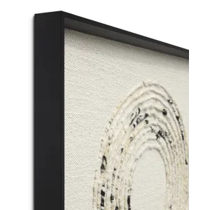 Loloi Verse Ivory / White 2'-9" x 3'-5" Wall Art