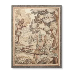 Loloi Woodland Watch Beige / Green 2'-8" x 3'-4" Wall Art