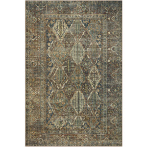 Magnolia Home By Joanna Gaines X Loloi Banks Rug - Spice / Blue