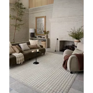 Amber Lewis x Loloi Bexley Slate / Natural 6\'-6\" x 9\'-3\" Rug