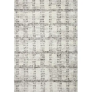 Bliss Shag Cream / Grey Rug (5' 3" X 7' 6")
