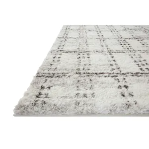 Bliss Shag Cream / Grey Rug (5' 3" X 7' 6")