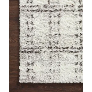 Bliss Shag Cream / Grey Rug (5' 3" X 7' 6")