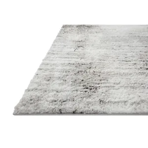Bliss Shag Grey / Cream Rug (2' 3" X 4' 0")