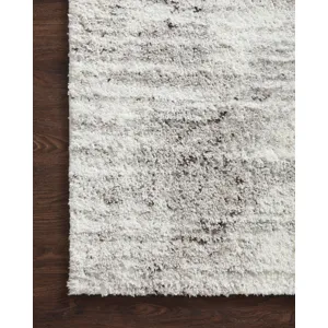 Bliss Shag Grey / Cream Rug (2' 3" X 4' 0")