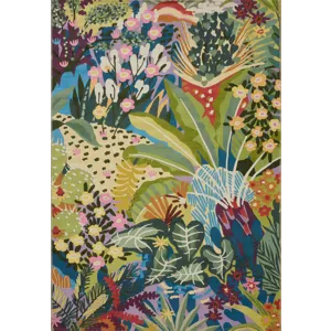 Loloi Botanical Multi 2\'-5\" x 7\'-8\" Indoor/Outdoor Rug