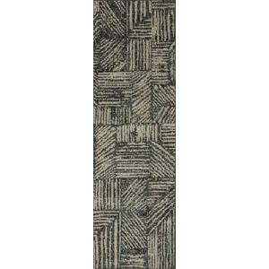Bowery Midnight / Taupe Rug (2' 3" X 4' 0")