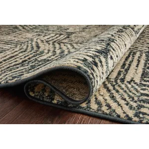 Bowery Midnight / Taupe Rug (2' 3" X 4' 0")