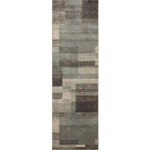 Bowery Storm / Taupe Rug (5' 5" X 7' 6")