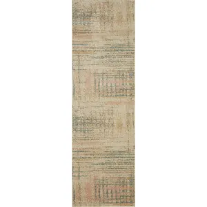 Bowery Beige / Multi Rug (4' 0" X 6' 0")