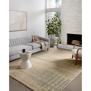 Bowery Beige / Multi Rug (4' 0" X 6' 0")