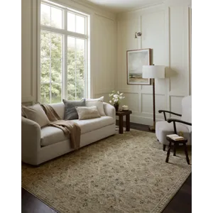 Loloi Briar Silver / Moss 2\'-6\" x 4\'-0\" Rug