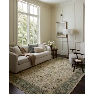 Loloi Briar Ant. Ivory / Blue 2\'-6\" x 4\'-0\" Rug