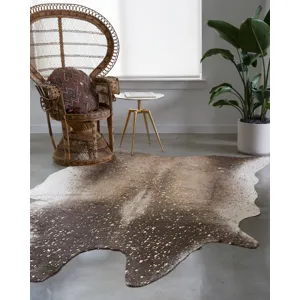 Bryce Mocha / Gold Rug (6' 2" X 8')