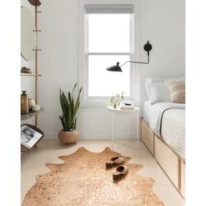 Bryce Tan / Gold Rug (6' 2" X 8')