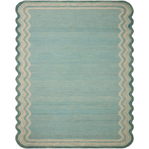 Justina Blakeney Buena Onda Aqua / Ocean Rug (7' 9