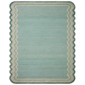 Buena Onda Aqua / Ocean Rug (7' 9" X 9' 9")
