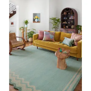 Buena Onda Aqua / Ocean Rug (7' 9" X 9' 9")