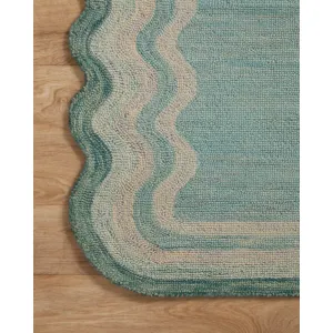 Buena Onda Aqua / Ocean Rug (7' 9" X 9' 9")