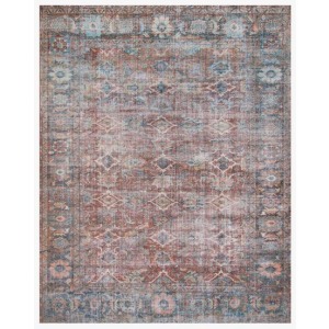 Lucca MH Brick Ocean Rug (5' x 7'6
