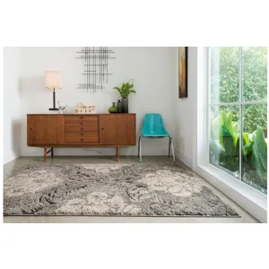 EN-03 SMOKE / BEIGE (7'7" X 10'6")