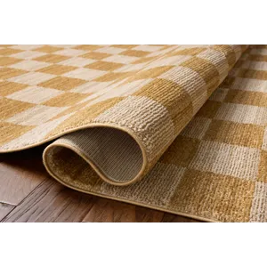 Chris Loves Julia x Loloi Calvin Apricot / Ivory 2\'-3\" x 3\'-10\" Rug