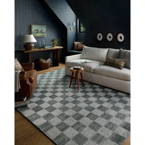 Chris Loves Julia x Loloi Calvin Blue / Ivory 9\'-6\" x 12\'-6\" Rug