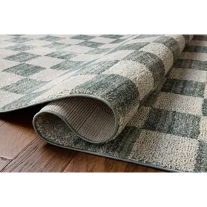 Chris Loves Julia x Loloi Calvin Blue / Ivory 9\'-6\" x 12\'-6\" Rug