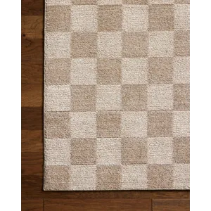 Chris Loves Julia x Loloi Calvin Pebble / Ivory 3\'-6\" x 5\'-6\" Rug