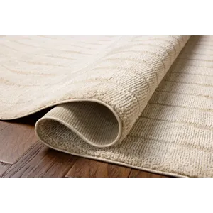 Chris Loves Julia x Loloi Calvin Ivory / Oatmeal 3\'-6\" x 5\'-6\" Rug